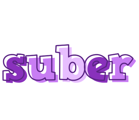 Suber sensual logo