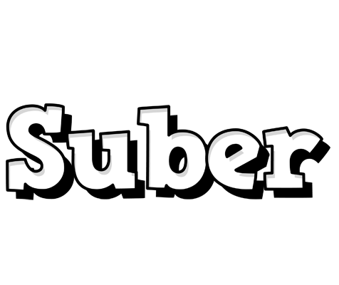 Suber snowing logo