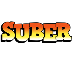 Suber sunset logo