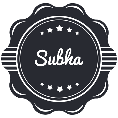 Subha badge logo