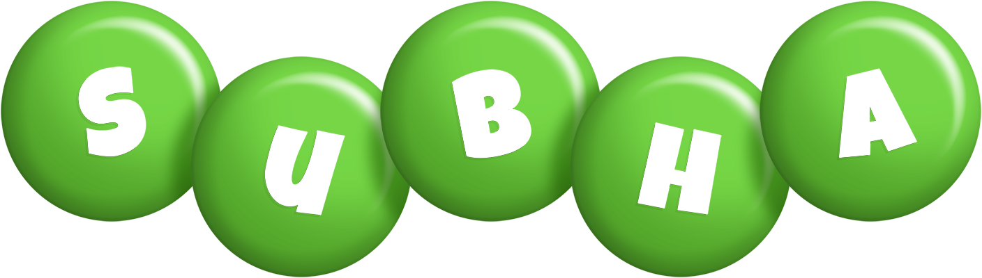 Subha candy-green logo