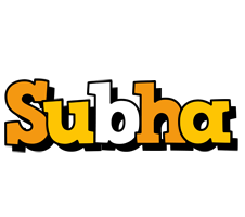 Subha cartoon logo