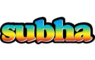 Subha color logo