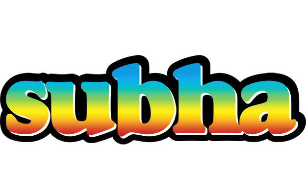 Subha color logo