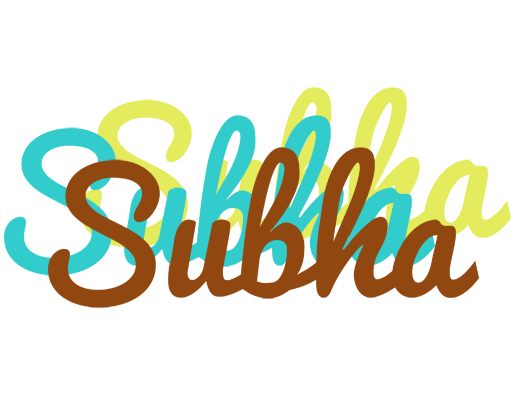 Subha cupcake logo