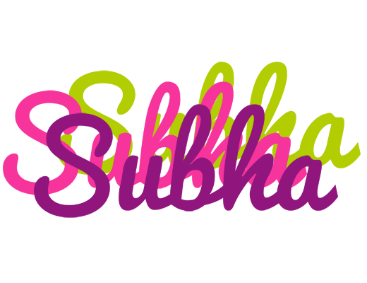 Subha flowers logo