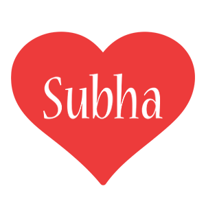 Subha love logo