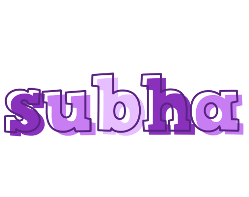 Subha sensual logo