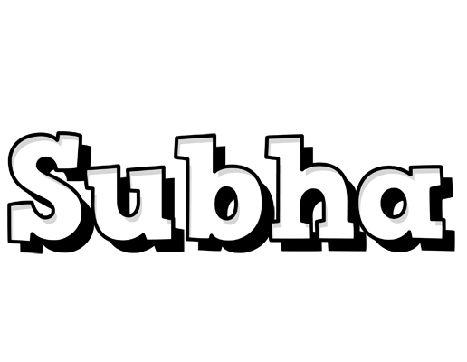 Subha snowing logo