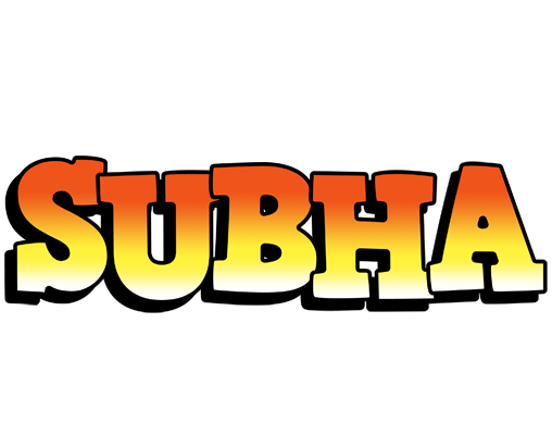 Subha sunset logo