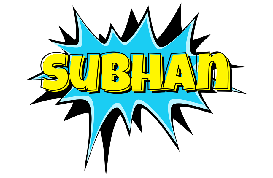 Subhan amazing logo