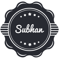 Subhan badge logo