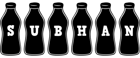 Subhan bottle logo