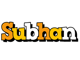 Subhan cartoon logo