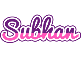 Subhan cheerful logo