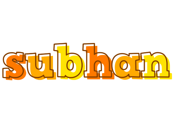 Subhan desert logo
