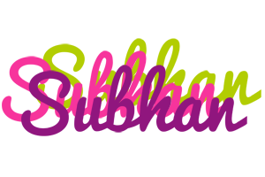 Subhan flowers logo