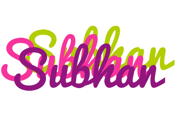Subhan flowers logo