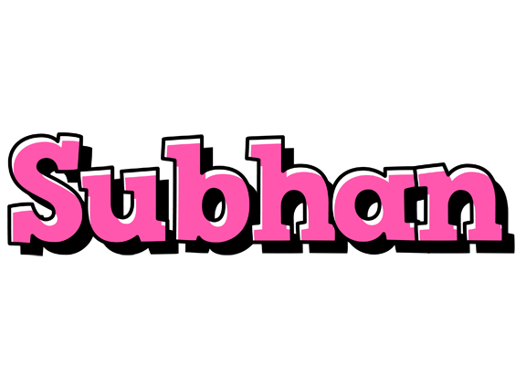 Subhan girlish logo