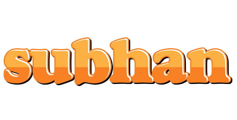 Subhan orange logo