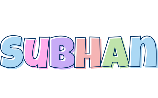 Subhan pastel logo