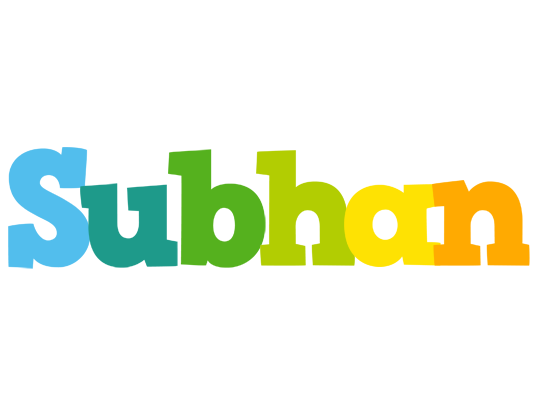 Subhan rainbows logo