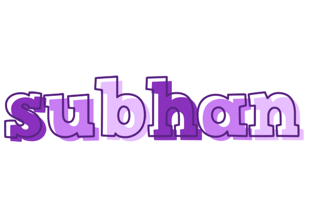 Subhan sensual logo