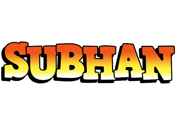 Subhan sunset logo