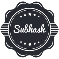 Subhash badge logo