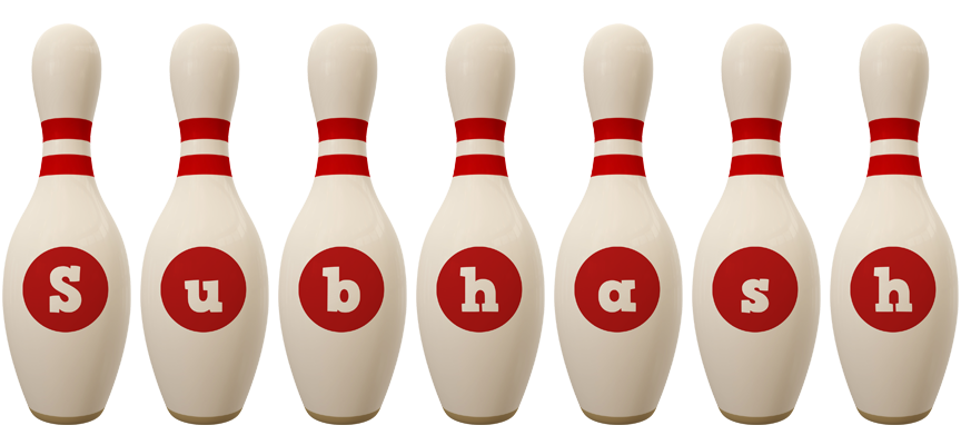 Subhash bowling-pin logo