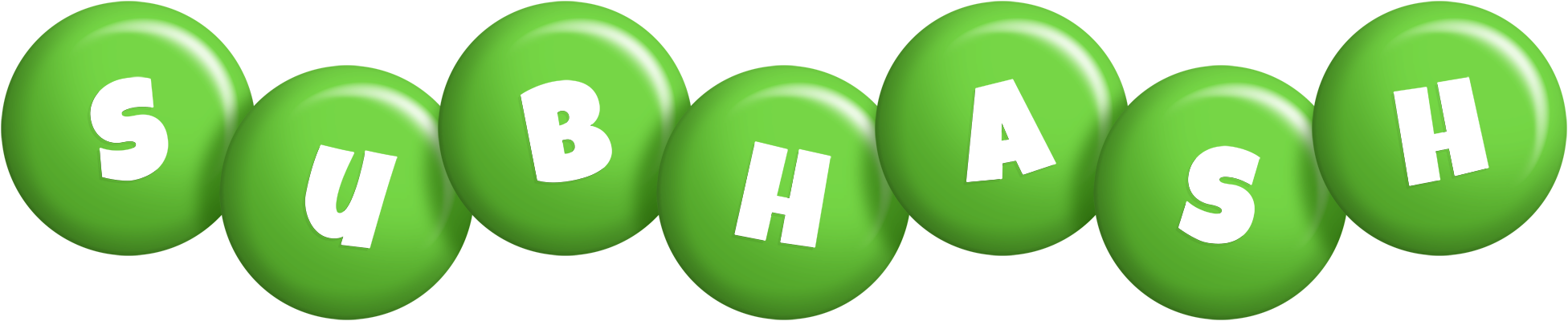 Subhash candy-green logo