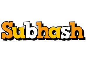 Subhash cartoon logo