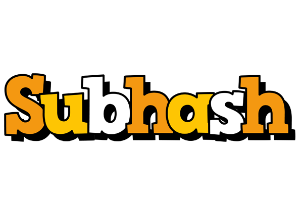 Subhash cartoon logo