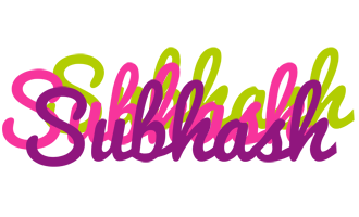 Subhash flowers logo