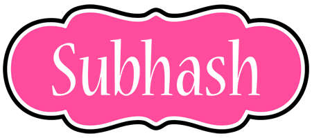 Subhash invitation logo