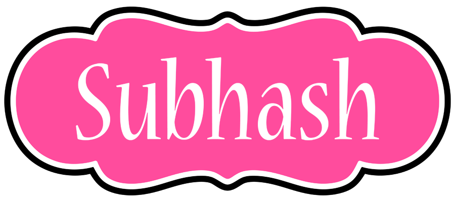 Subhash invitation logo