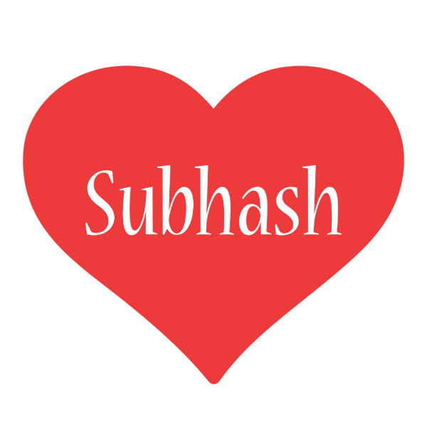 Subhash love logo