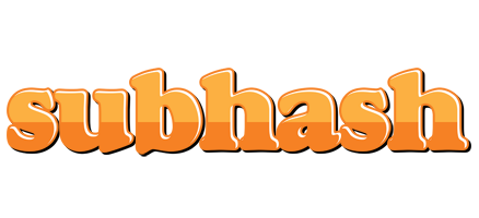 Subhash orange logo