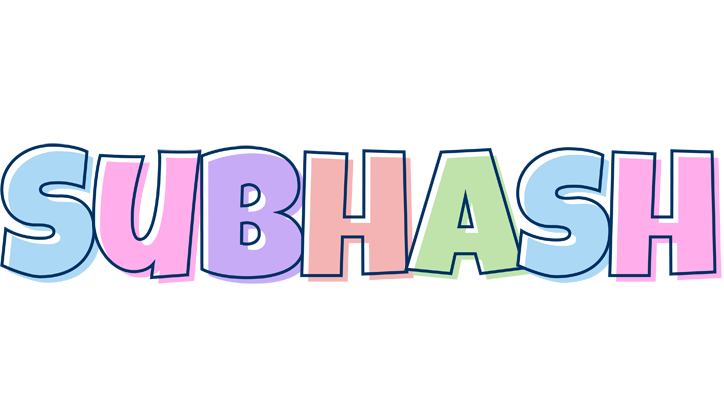 Subhash pastel logo