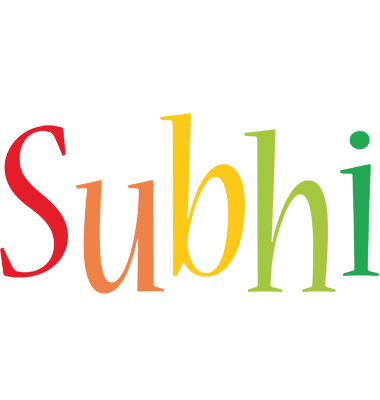 Subhi birthday logo