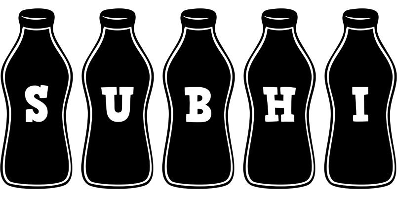 Subhi bottle logo