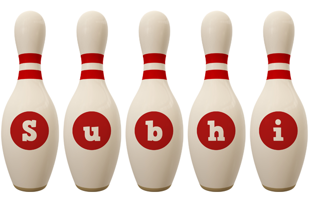 Subhi bowling-pin logo