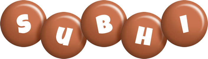 Subhi candy-brown logo