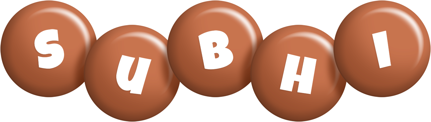 Subhi candy-brown logo