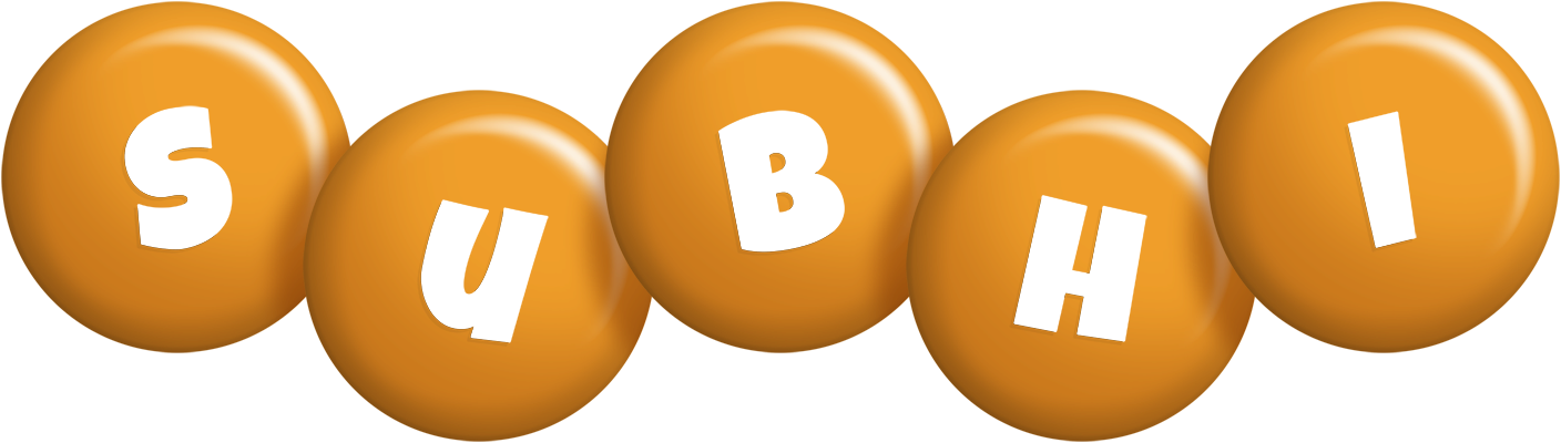 Subhi candy-orange logo
