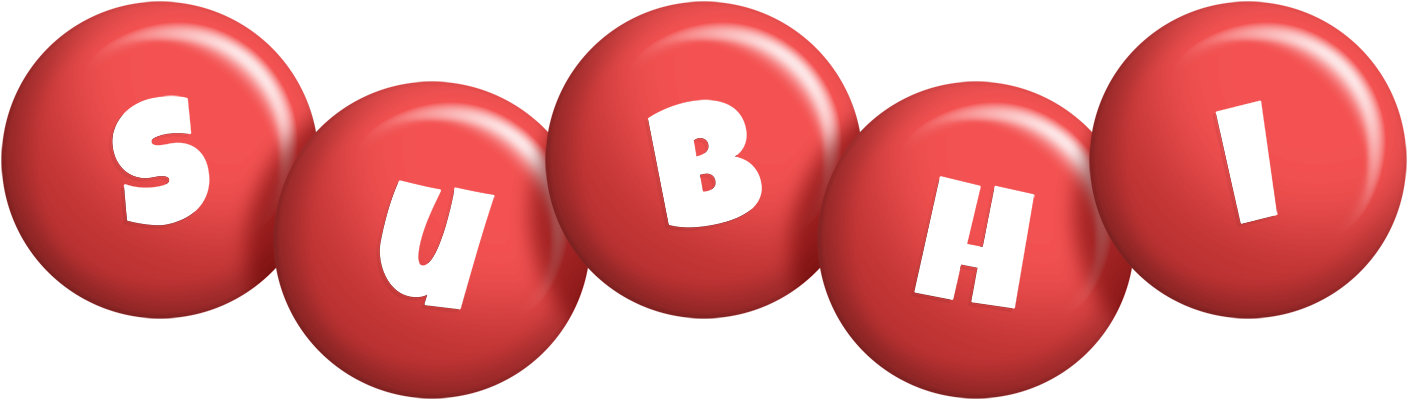 Subhi candy-red logo