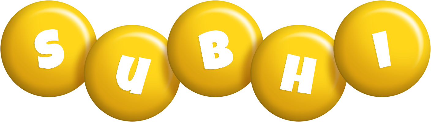 Subhi candy-yellow logo
