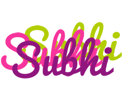 Subhi flowers logo