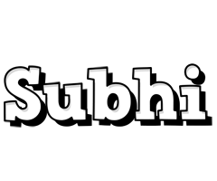 Subhi snowing logo