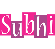 Subhi whine logo